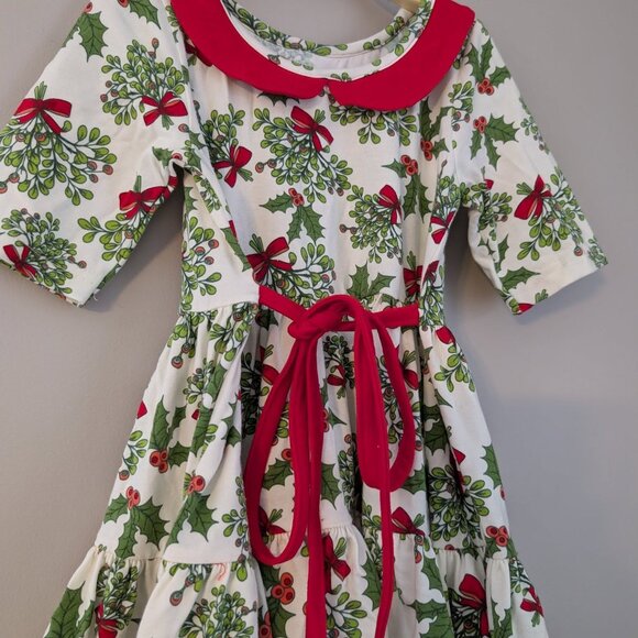 Eleanor Rose Christmas lap dress 5/6T VGUC - Picture 4 of 4